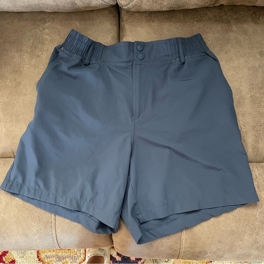 BURLEBO Navy Elastic Shorts